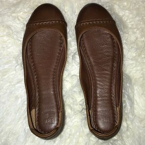Frye Leather Ballet Flats NWOB